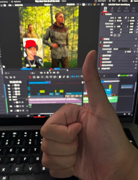 Most recent pfp based on Henry from KCD